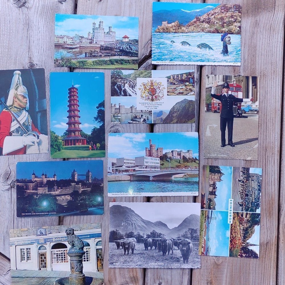 Lot of England Postcards Lot of 11